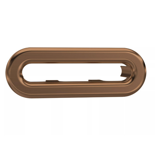 Old London Brushed Bronze Oval Overflow Cover - OVFL15U Main Image