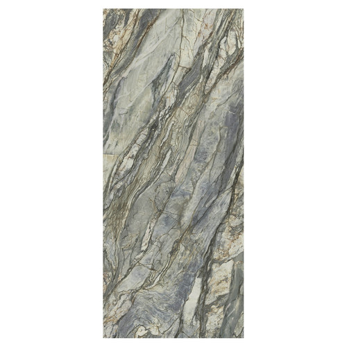 Abstract Polished Green 120cm x 280cm Porcelain Wall and Floor Tile Swatch 1