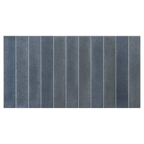 Atlantis Matt Dark Blue 31.6cm x 60cm Ceramic Wall Tile Swatch Image