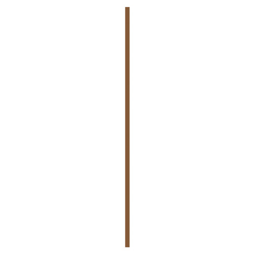 Pacco 8mm Brushed Bronze 1850mm Wall Channel Side View
