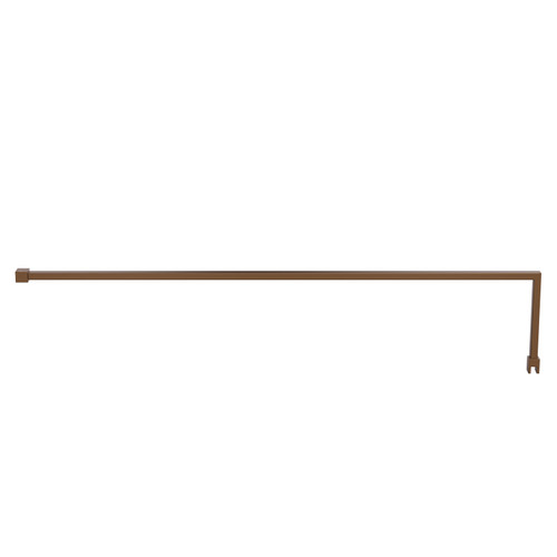 Pacco 8mm/10mm Brushed Bronze Support Bar Front View