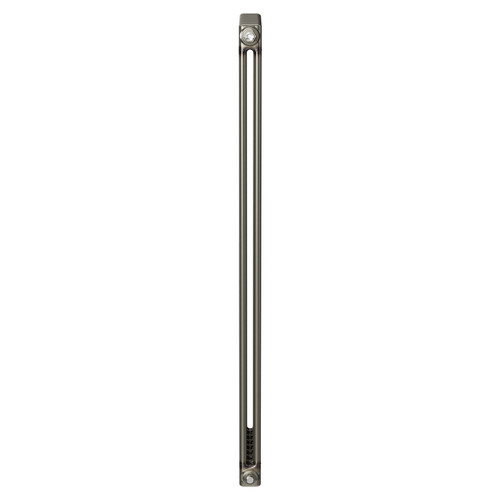 Colosseum Raw Metal 1500mm x 372mm Double Column Radiator Side View