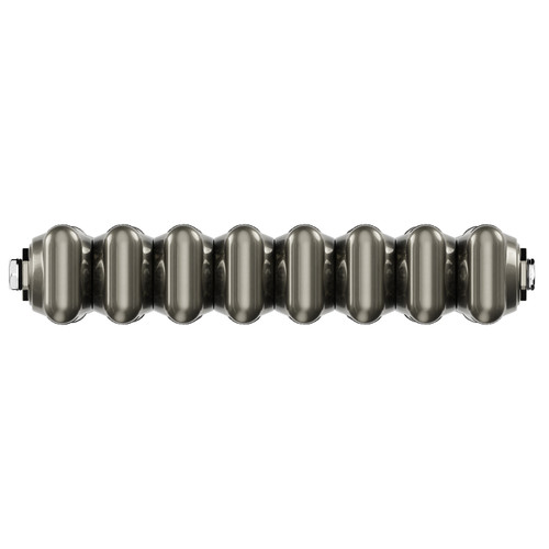 Colosseum Raw Metal 1500mm x 372mm Double Column Radiator Top View