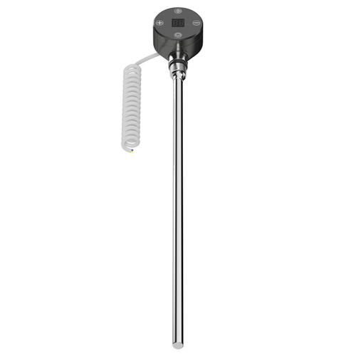 Dias Colore Gunmetal Grey 400 Watt Digital Electric Heating Element Front View