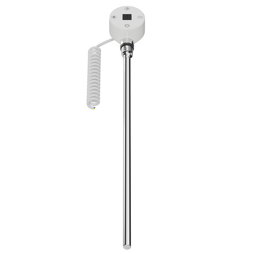 Dias White 400 Watt Digital Electric Heating Element Front View