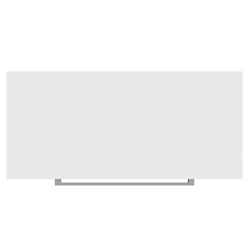 Napoli 390 Gloss White 800mm 2 Drawer Vanity Unit for Countertop Basins Top View