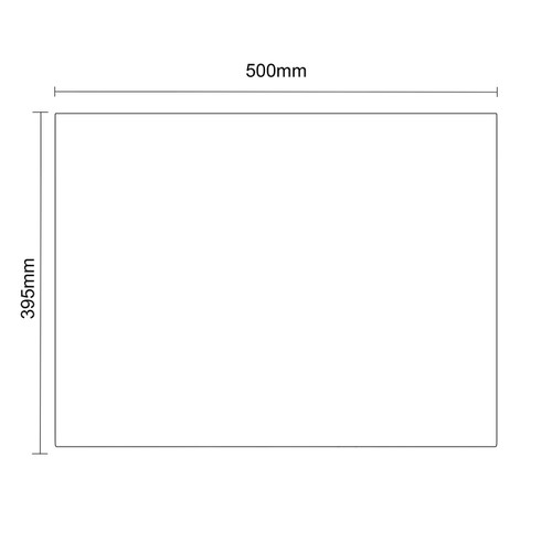 Napoli 390 Gloss White 500mm Wall Mounted Single Drawer Vanity Unit with Glide Basin Top Down Dimensions