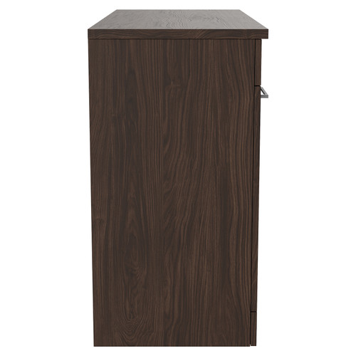 Napoli 460 Brown Oak 1200mm 4 Door Vanity Unit for Countertop Basins Side View