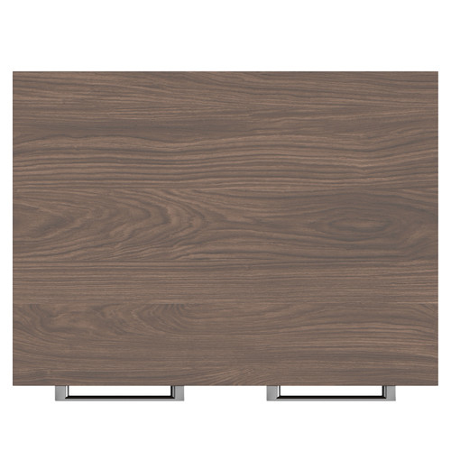Napoli 460 Brown Oak 600mm 2 Door Vanity Unit for Countertop Basins Top View