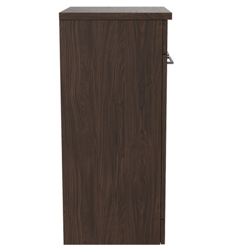 Napoli 390 Brown Oak 500mm 2 Door Vanity Unit for Countertop Basins Side View