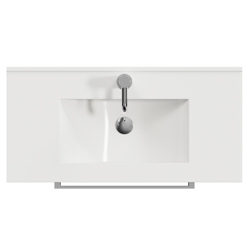 Napoli 390 Deep Blue 800mm 2 Drawer Vanity Unit with Angel Basin Top View