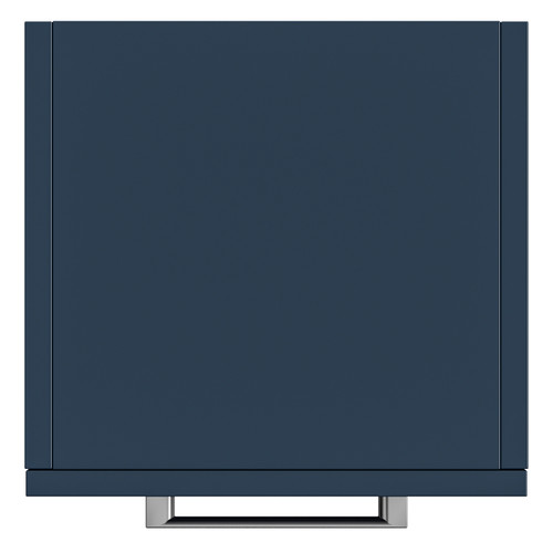 Napoli Deep Blue 350mm x 1600mm Wall Mounted 2 Door Storage Unit Top View