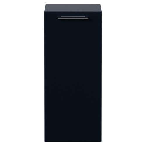 Napoli Deep Blue 350mm Wall Mounted Single Door Side Cabinet Front View