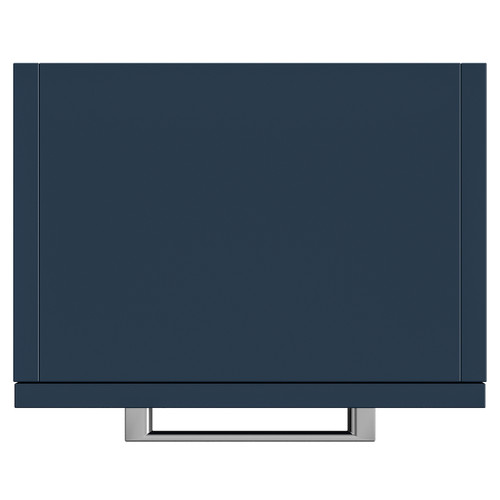 Napoli Deep Blue 350mm Wall Mounted Single Door Side Cabinet Top View