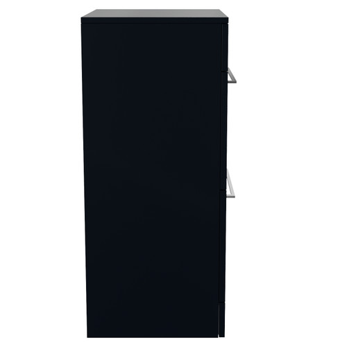 Napoli 390 Deep Blue 500mm 2 Drawer Vanity Unit for Countertop Basins Side View