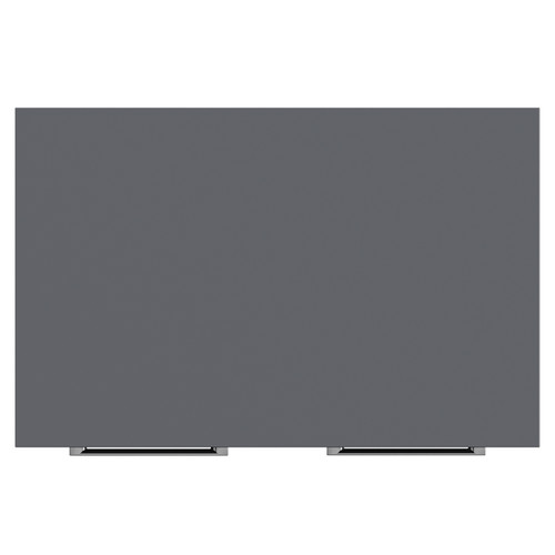 Napoli 390 Gloss Grey 600mm 2 Door Vanity Unit for Countertop Basins Top View