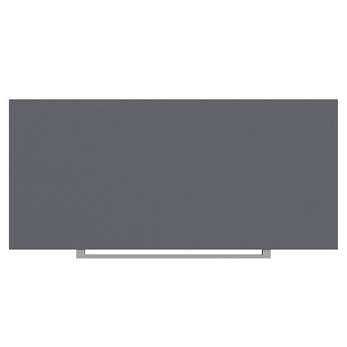 Napoli 390 Gloss Grey 800mm 2 Drawer Vanity Unit for Countertop Basins Top View