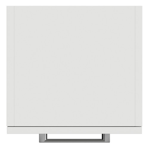 Napoli Gloss Grey Pearl 350mm x 1600mm Wall Mounted Storage Unit Top View