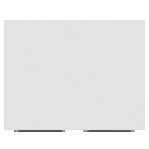 Napoli 390 Gloss Grey Pearl 500mm 2 Door Vanity Unit for Countertop Basins Top View