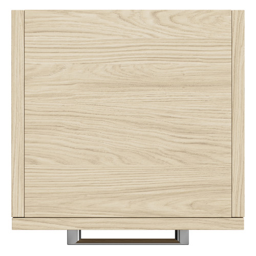 Napoli Light Oak 350mm x 1600mm Wall Mounted Storage Unit Top View