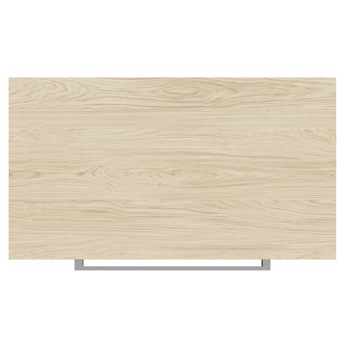 Napoli 460 Light Oak 800mm 2 Drawer Vanity Unit for Countertop Basins Top View