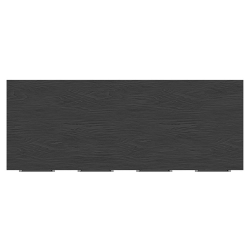 Napoli 460 Nero Oak 1200mm 4 Door Vanity Unit for Countertop Basins Top View