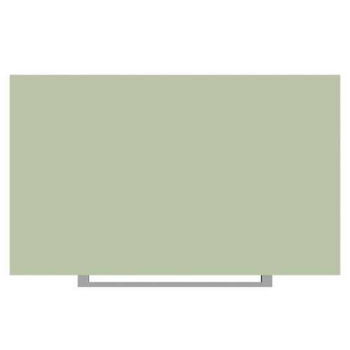Napoli 390 Olive Green 600mm Wall Mounted 2 Drawer Vanity Unit for Countertop Basins Top View