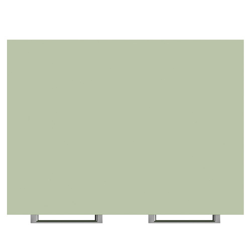 Napoli 460 Olive Green 600mm 2 Door Vanity Unit for Countertop Basins Top View