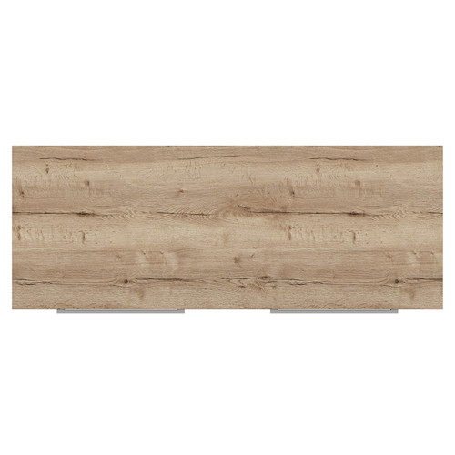 Napoli 460 Tobacco Oak 1200mm 4 Drawer Vanity Unit for Countertop Basins Top View