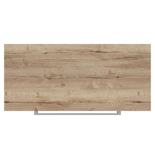Napoli 390 Tobacco Oak 800mm Wall Mounted 2 Drawer Vanity Unit for Countertop Basins Top View