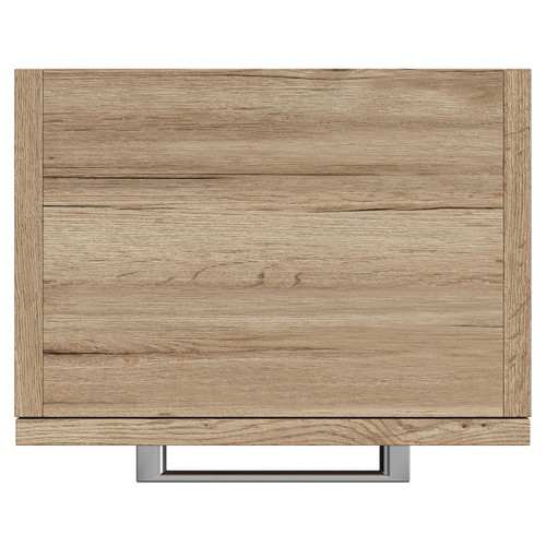 Napoli Tobacco Oak 350mm Wall Mounted Single Door Side Cabinet Top View
