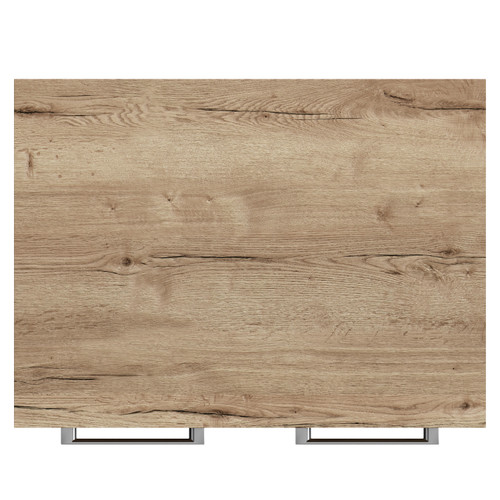Napoli 460 Tobacco Oak 600mm 2 Door Vanity Unit for Countertop Basins Top View