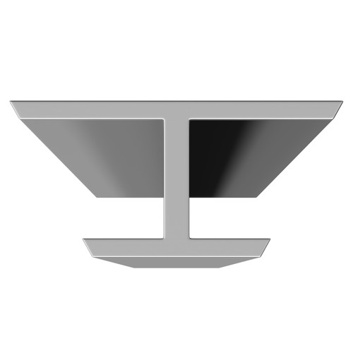 WholePanel 8mm Silver Wall Panel H Joint Trim