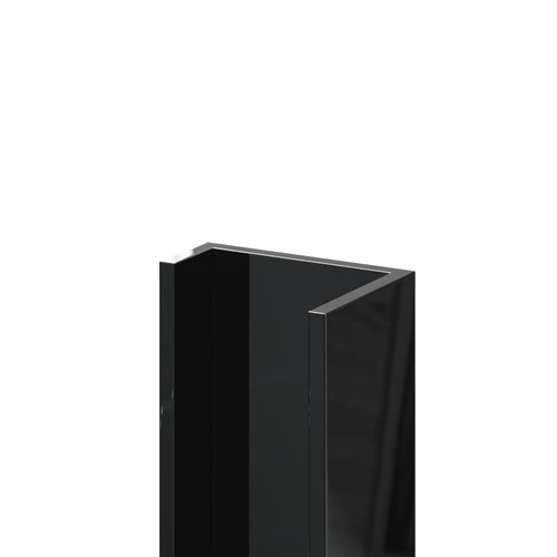 WholePanel 8mm Black Wall Panel U Trim
