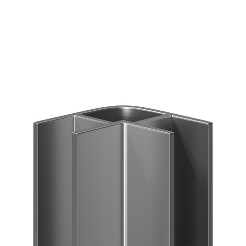 WholePanel 8mm Silver Wall Panel External Corner Trim