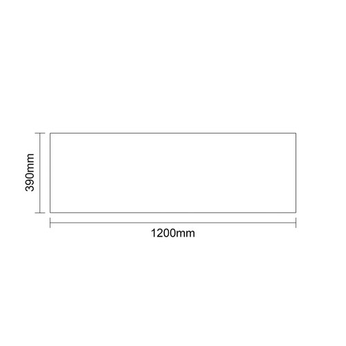 Montego Satin White 1200mm Wall Mounted 4 Drawer Vanity Unit for Countertop Basins Dimensions Top