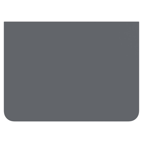 Vela Satin Anthracite 600mm Floor Standing 2 Door Vanity Unit for Countertop Basins Top View