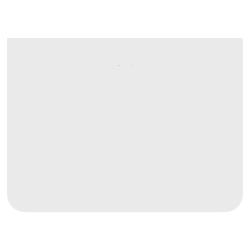 Vela Satin White 600mm Wall Mounted 2 Drawer Vanity Unit for Countertop Basins Top View