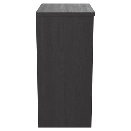 Montego Grey Graphite 600mm Floor Standing 1 Drawer 2 Door Vanity Unit for Countertop Basins Side View