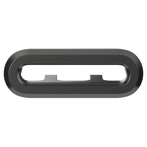Colore Oval Gunmetal Grey Basin Overflow Insert
