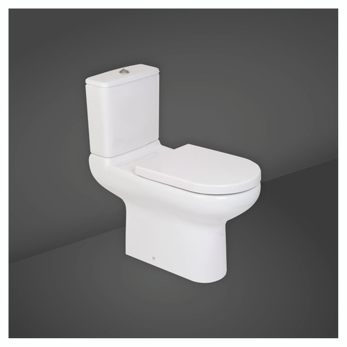RAK Compact Side Lever Cistern for DOC M Close Coupled Toilet Pan - CO24AWHA
