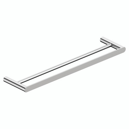 RAK Petit Round Chrome 450mm Double Towel Rail - RAKPER9912-45C