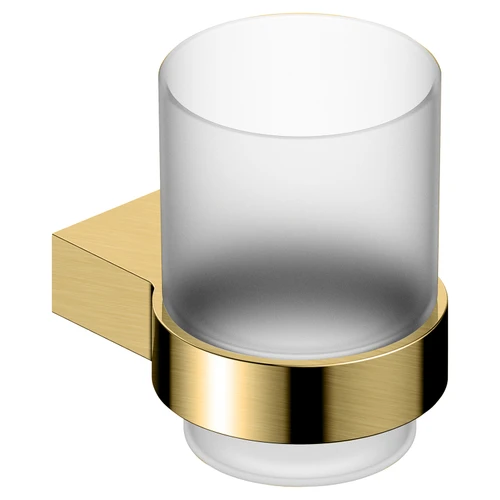 RAK Petit Round Brushed Gold Tumbler Holder - RAKPER9903G