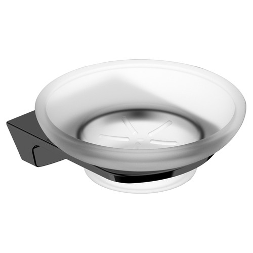 RAK Petit Square Matt Black Soap Dish - RAKPES9905B