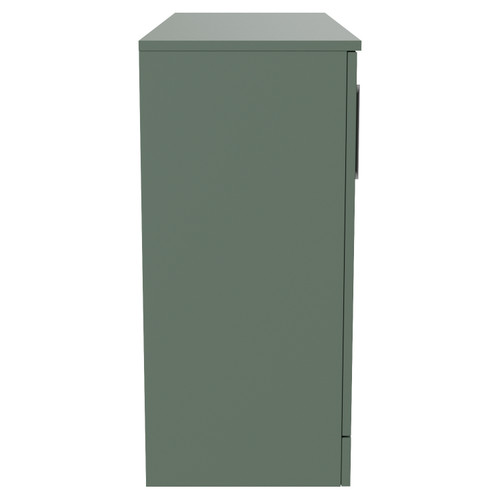 Avant Satin Green 1200mm 2 Door Vanity Unit for Countertop Basins Side View