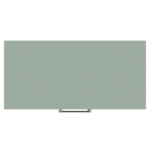 Avant Satin Green 800mm Wall Mounted 2 Drawer Vanity Unit for Countertop Basins Top View