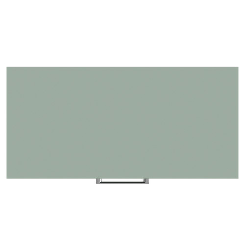 Avant Satin Green 800mm Wall Mounted Single Drawer Vanity Unit for Countertop Basins Top View