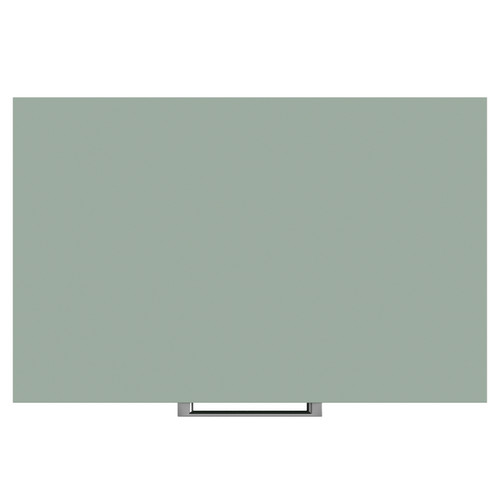 Avant Satin Green 600mm Wall Mounted Single Drawer Vanity Unit for Countertop Basins with Storage Shelf Top View