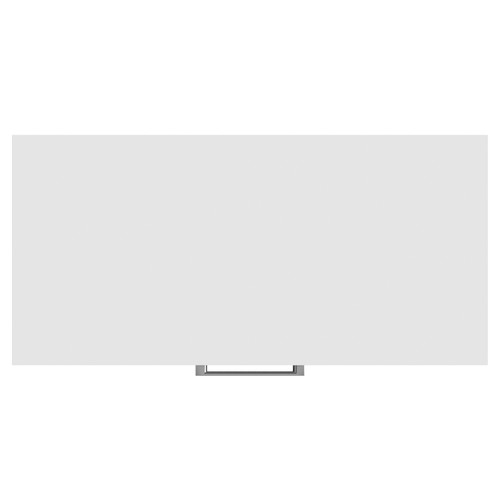 Avant Satin White 800mm Wall Mounted Single Drawer Vanity Unit for Countertop Basins with Storage Shelf Top View