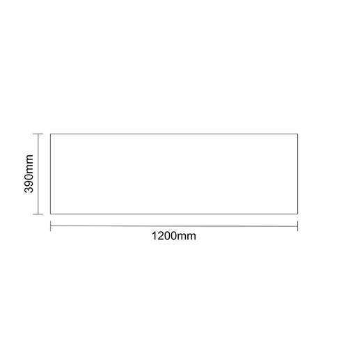 Avant Satin Green 1200mm Wall Mounted Single Drawer Vanity Unit for Countertop Basins with Storage Shelf Top Down Dimensions